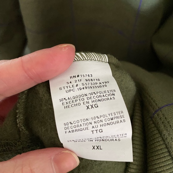 CHAMPION Authentic athleticwear crewneck sweater Green - Picture 4 of 5